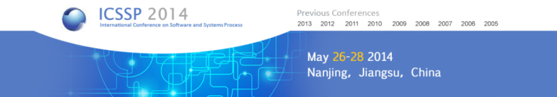 ICSSP '14 - May 26–28, 2014, Nanjing, China