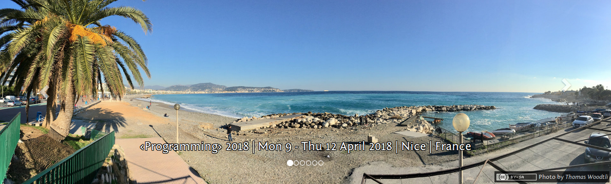 <Programming'18> Companion - April 9–12, 2018, Nice, France