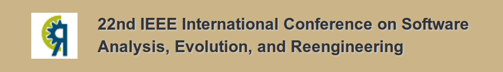 SANER '15 Workshop - March 2-6, 2015, Montréal, Canada